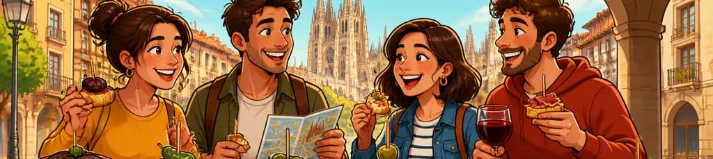 Ruta de tapas autoguiada para explorar Burgos