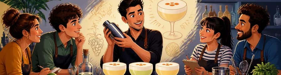 Taller de Coctelería: Creación de Pisco Sour en la ESCOM