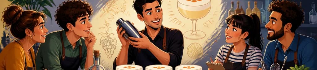 Taller de Coctelería: Creación de Pisco Sour en la ESCOM