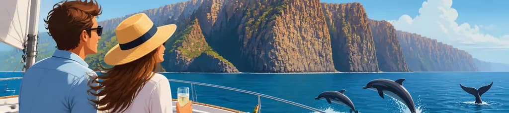 Excursión en velero por los Acantilados de Los Gigantes: Un tour privado desde la costa