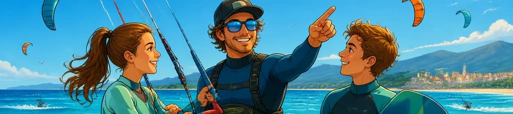 Curso semiprivado de kitesurf de 5 días en Tarifa
