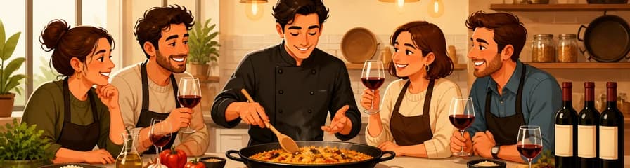Taller de elaboración de arroces gourmet con maridaje de vinos Emilio Moro