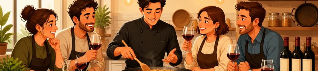 Taller de elaboración de arroces gourmet con maridaje de vinos Emilio Moro