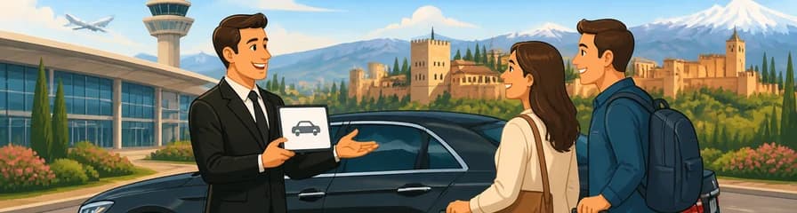 Servicio de traslado privado unidireccional desde o hacia el aeropuerto de Granada