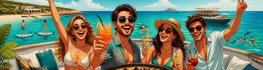 Vive la experiencia de Formentera con Beneficios, un viaje en barco todo incluido del Ibiza Boat Club