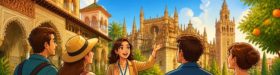 Descubre el Real Alcázar, la Catedral y la Giralda de Sevilla en un tour privado