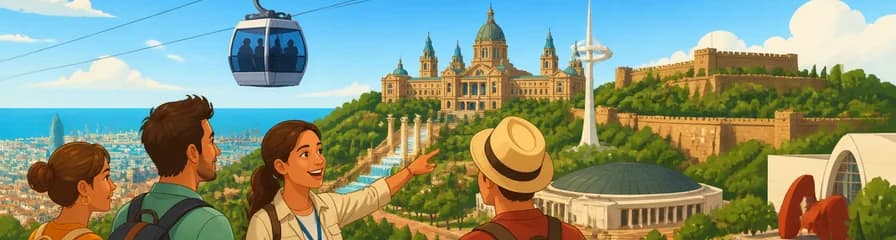Descubre la fascinación de Montjuïc: senderos secretos, un delicioso vermut y la belleza del crepúsculo
