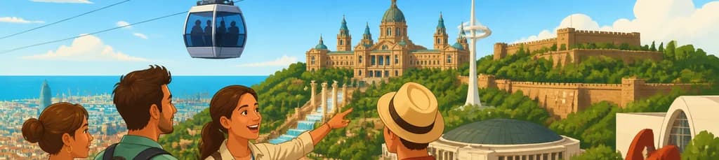Descubre la fascinación de Montjuïc: senderos secretos, un delicioso vermut y la belleza del crepúsculo