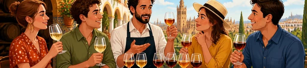 Experiencia privada de una bodega de Jerez y brandy de Jerez con recogida en su hotel de Sevilla