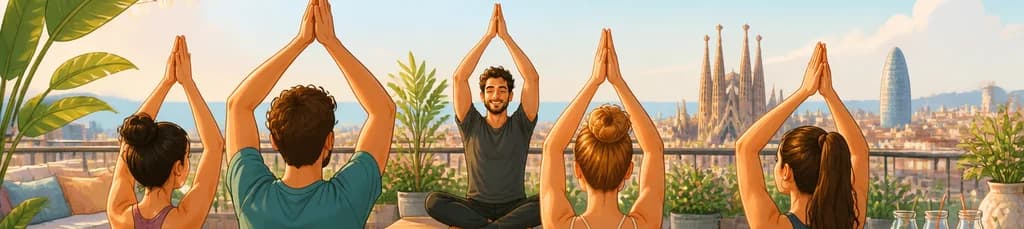 Sesiones de Yoga y Aperitivos en la Azotea del Hotel ME BCN