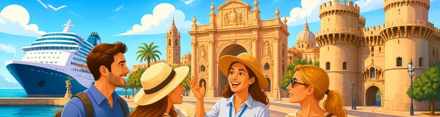 Excursión costera privada de día completo por Valencia con salida desde el puerto de cruceros
