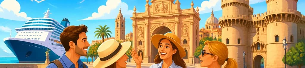 Excursión costera privada de día completo por Valencia con salida desde el puerto de cruceros