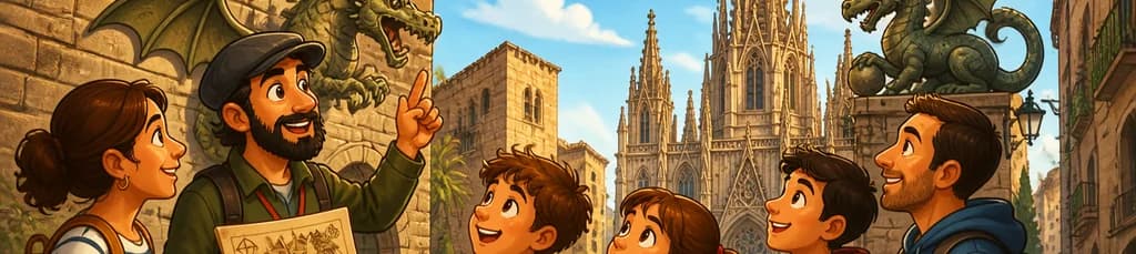 Tour privado guiado para descubrir los dragones de Barcelona