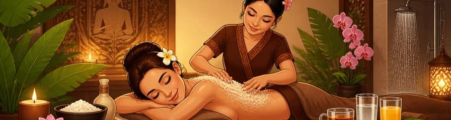 Exfoliación corporal Body Scrub de 50 minutos en THAI SPA MASSAGE BARCELONA
