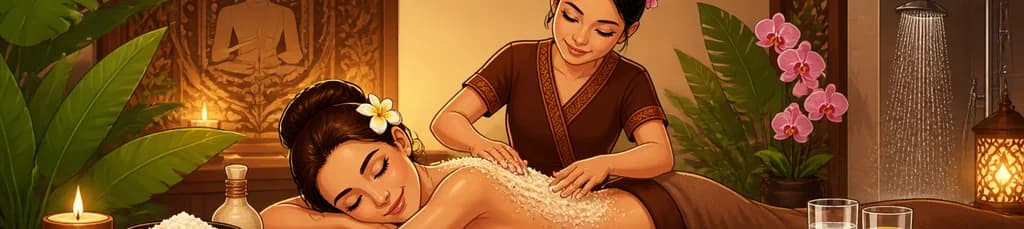 Exfoliación corporal Body Scrub de 50 minutos en THAI SPA MASSAGE BARCELONA