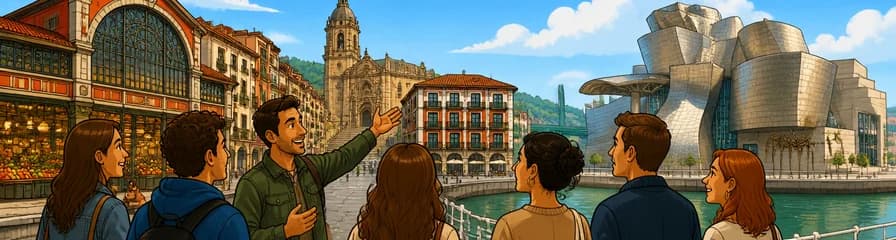Recorrido privado por Bilbao: Mercado de la Ribera y el exterior del Guggenheim