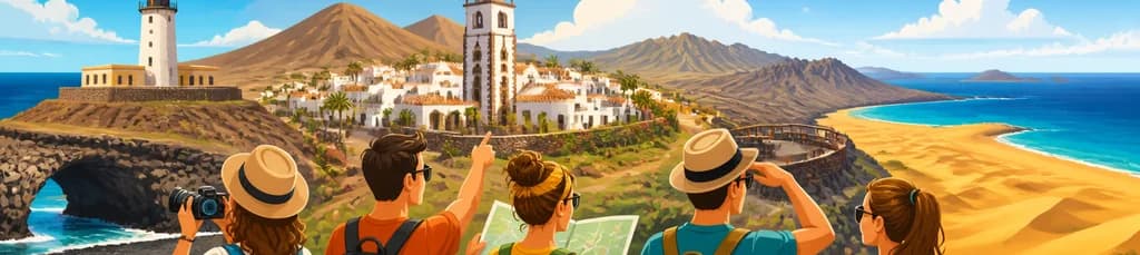 Excursión por Fuerteventura: pueblos, cuevas y granjas, con almuerzo incluido desde el sur