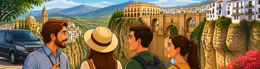 Recorrido privado personalizable a Ronda desde Sevilla, con diversas opciones