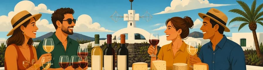 Degustación de Vinos y Quesos en el Monumento al Campesino de Lanzarote
