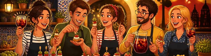 Madrid Tapas Lab: Taller para crear tus propias tapas con sangría ilimitada