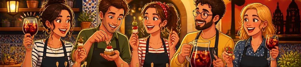 Madrid Tapas Lab: Taller para crear tus propias tapas con sangría ilimitada