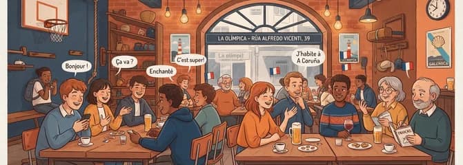 Encuentro de conversación en francés, todos los viernes a las 21:00