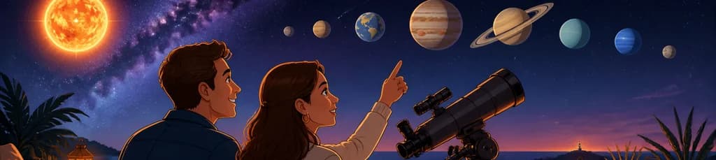 Experiencia VIP de observación astronómica: Sol, planetas y satélites