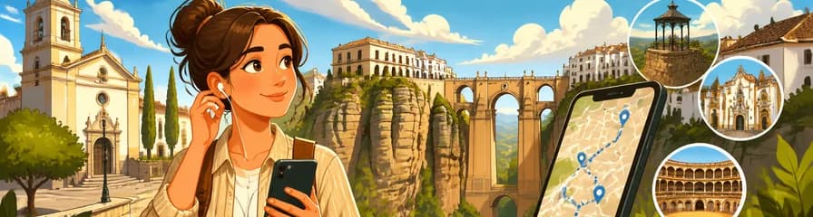 Descubre Ronda a tu ritmo: Tour autoguiado diseñado por una guía oficial local