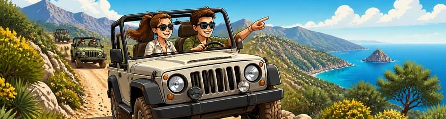 Tour de Jeepsafari 4x4 Off Road con Auto-Manejo en Mallorca