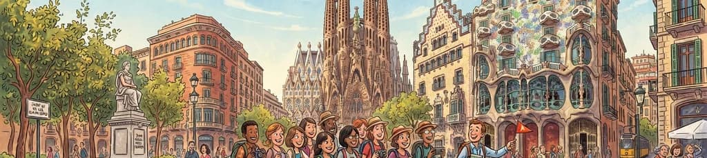 Recorrido a pie "¡Oh, mi Gaudí!" por el Modernismo de Barcelona