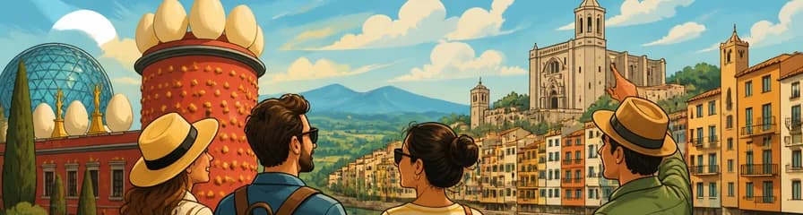 Aventura privada de un día completo desde Barcelona: descubre Figueres y Girona