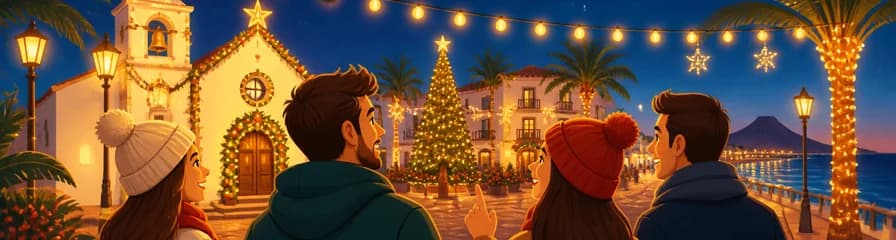 Encanto Navideño en Fuerteventura: Un Paseo Privado Festivo a Pie