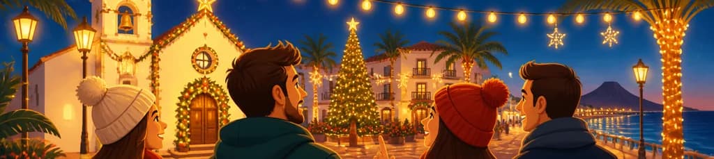 Encanto Navideño en Fuerteventura: Un Paseo Privado Festivo a Pie