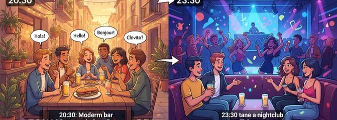 Intercambio de Idiomas y Fiesta del Sábado