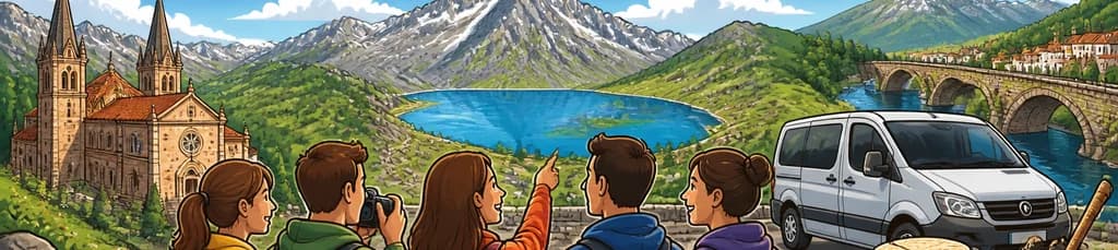 Excursión directa a los Lagos de Covadonga en los Picos de Europa partiendo de Oviedo