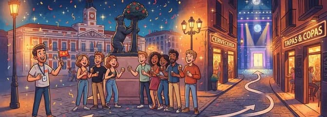 Noche de fiesta en Madrid: Pubcrawl con chupitos de tequila gratis cada viernes