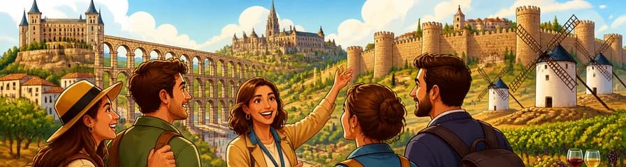 Aventura de dos días en grupo reducido: Descubre Toledo, Segovia y Ávila saliendo desde Madrid
