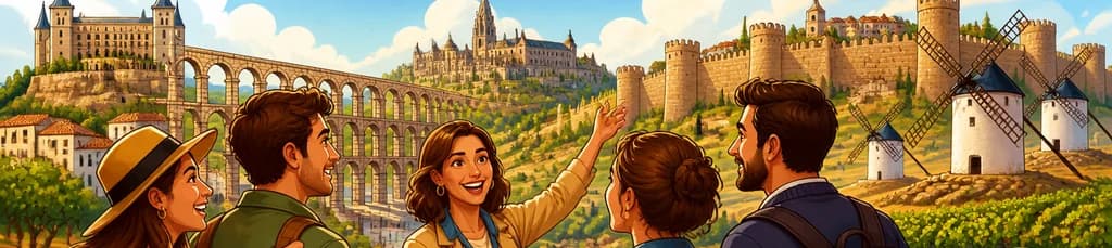 Aventura de dos días en grupo reducido: Descubre Toledo, Segovia y Ávila saliendo desde Madrid