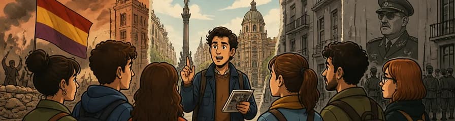 Exploración a pie de la Guerra Civil Española y la Barcelona bajo el franquismo