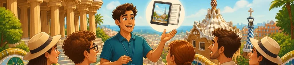 Exploración Guiada de las Maravillas del Parque Güell con Ebook Incluido