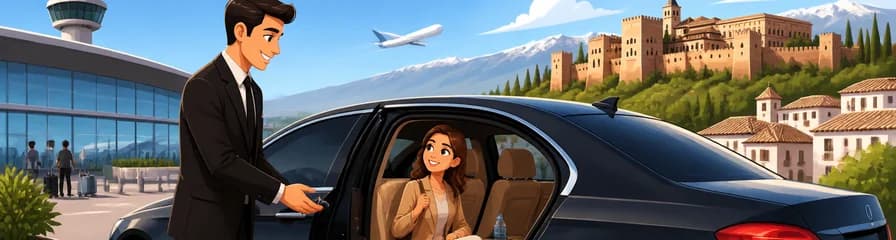 Servicio de transporte privado desde el Aeropuerto de Granada (GRX) a hoteles en Granada