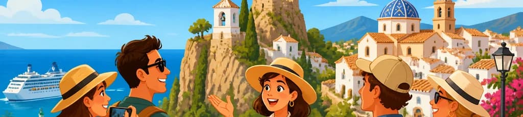 Excursión de día completo a Guadalest y Altea desde Alicante para pasajeros de crucero