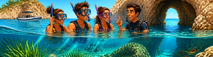 Descubre el snorkel en Ibiza: una visita guiada por cuevas y aguas cristalinas