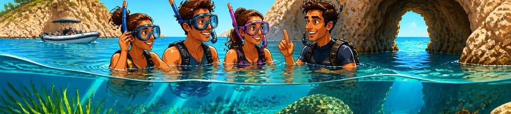 Descubre el snorkel en Ibiza: una visita guiada por cuevas y aguas cristalinas