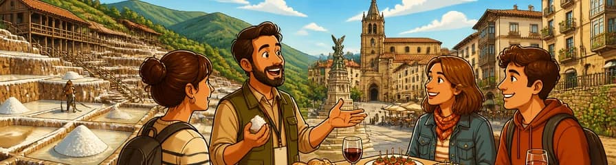 Excursión con almuerzo incluido para grupos pequeños: recorrido por el Valle Salado de Añana y Vitoria