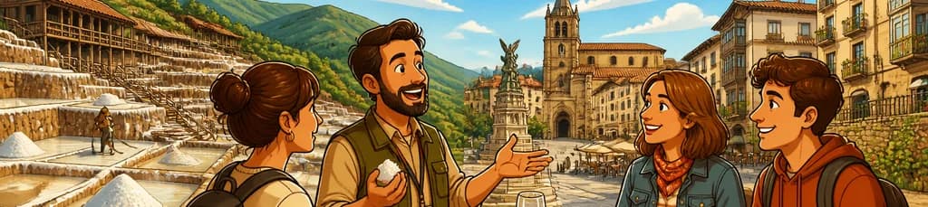 Excursión con almuerzo incluido para grupos pequeños: recorrido por el Valle Salado de Añana y Vitoria