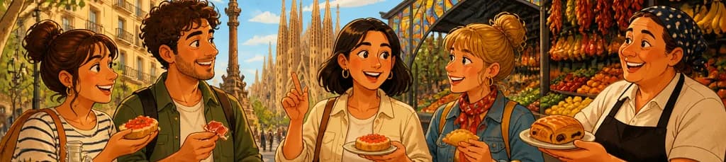 Recorrido culinario por Barcelona y la cocina tradicional de Simona