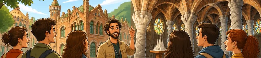 Recorrido guiado por la Cripta de Gaudí y la Colonia Güell