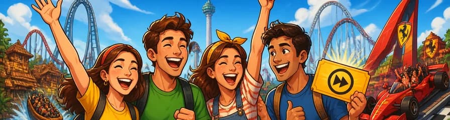 Aventura en PortAventura con Pase Express: Excursión desde Valencia
