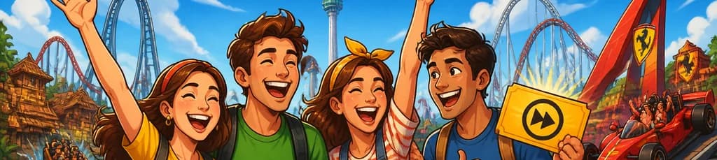 Aventura en PortAventura con Pase Express: Excursión desde Valencia